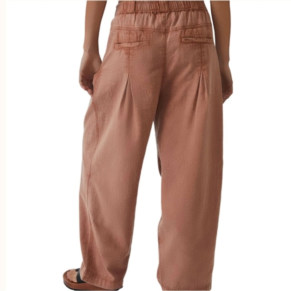 Free People Lotta Love Pleated Wide Leg Trousers- SOLD OUT ONLINE - Picture 3 of 4